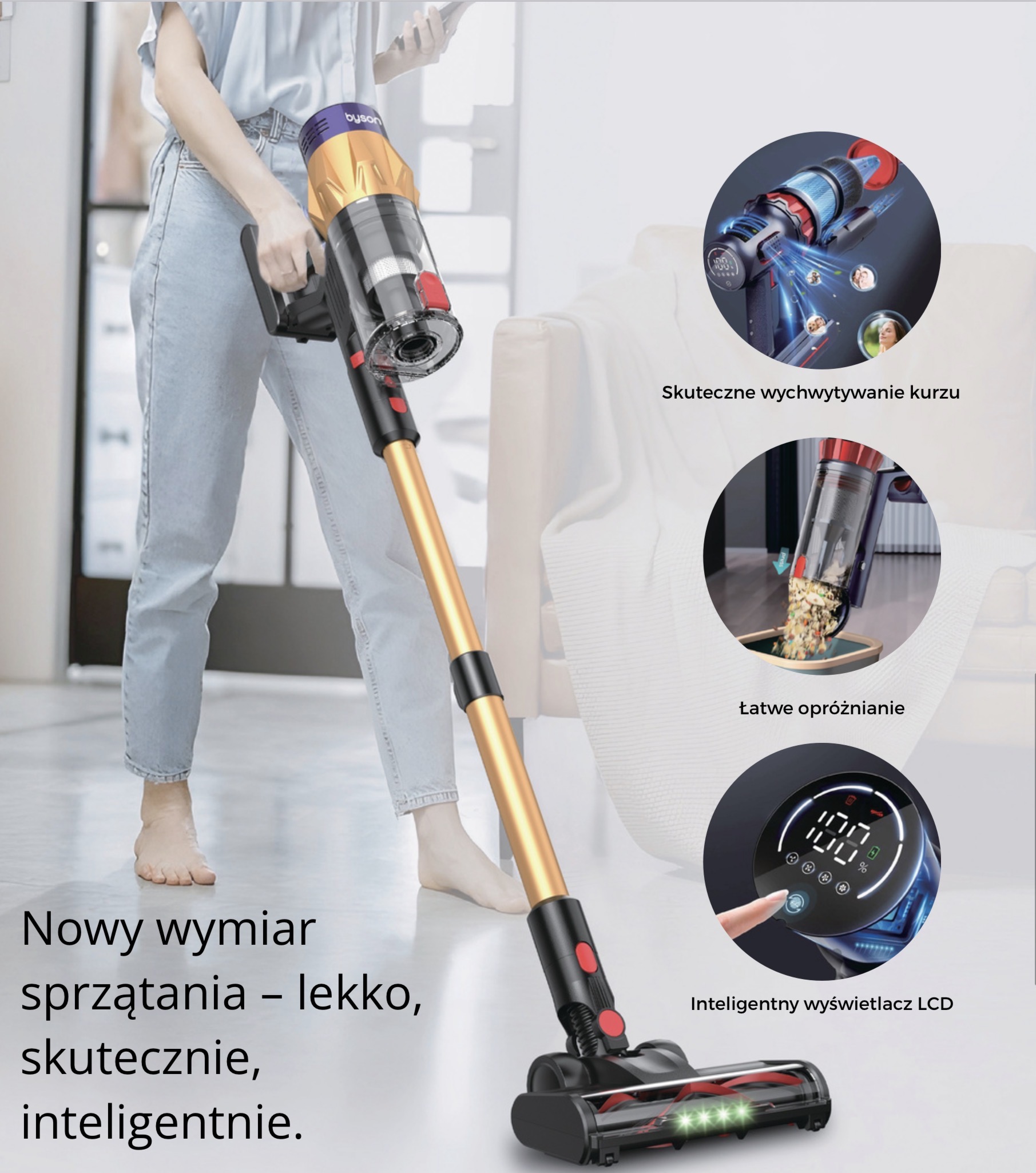 Odkurzacz pionowy bezprzewodowy - obrazek 2